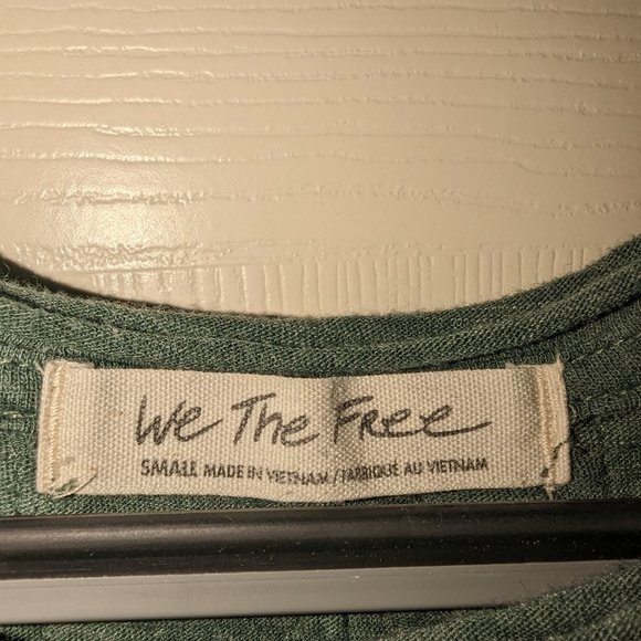 We the Free Aria Trapeze Long Sleeve Green - Picture 3 of 4